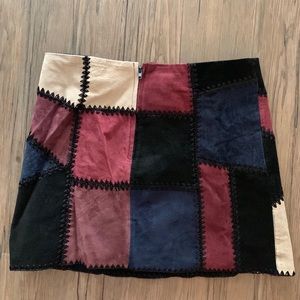 Zara suede skirt